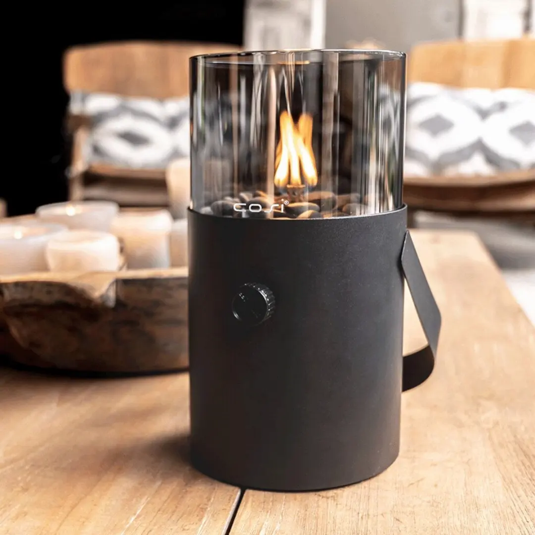 Cosi Cosiscoop Original Gaslantaarn 700W - Zwart Smoked