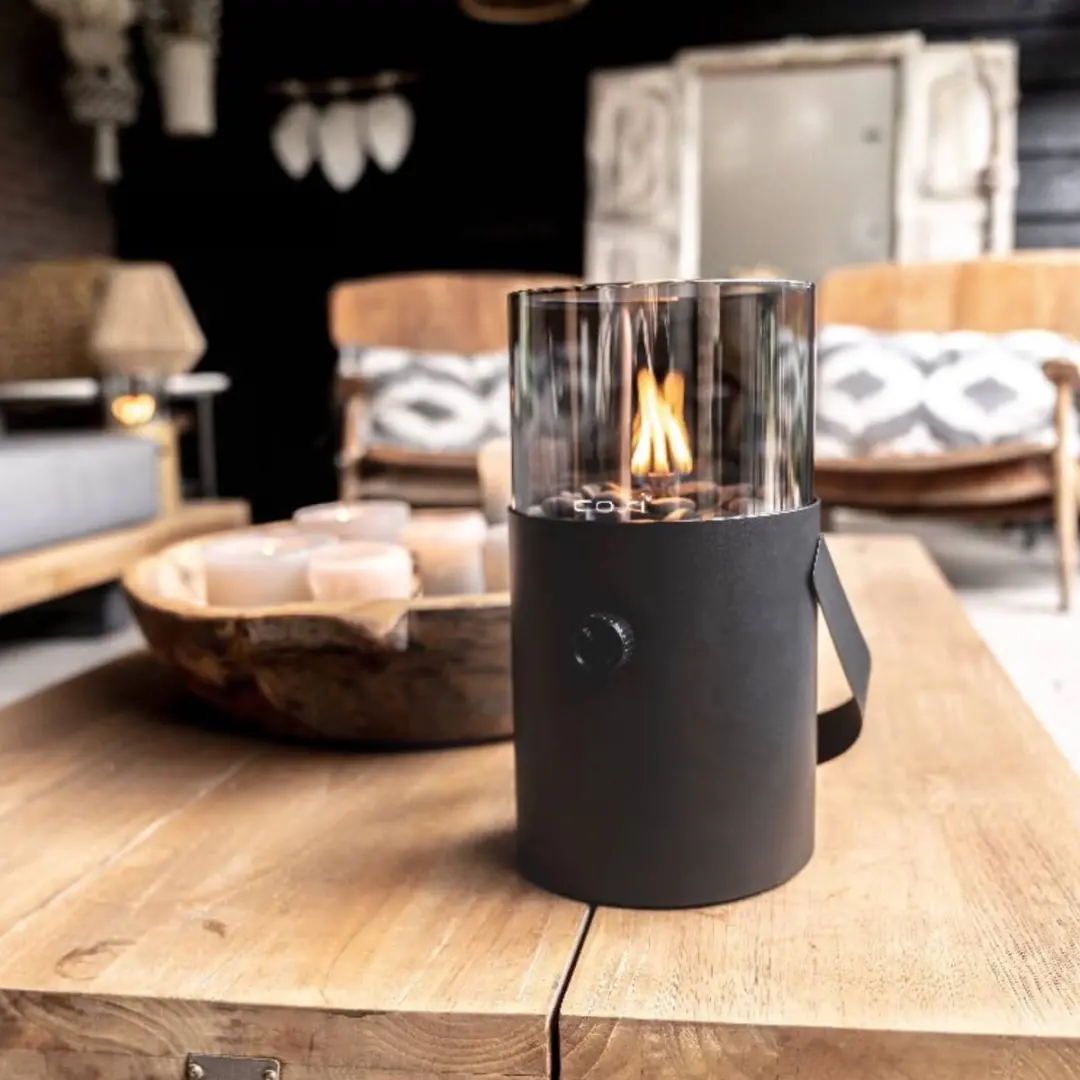 Cosi Cosiscoop Original Gaslantaarn 700W - Zwart Smoked - afbeelding 6 van 6
