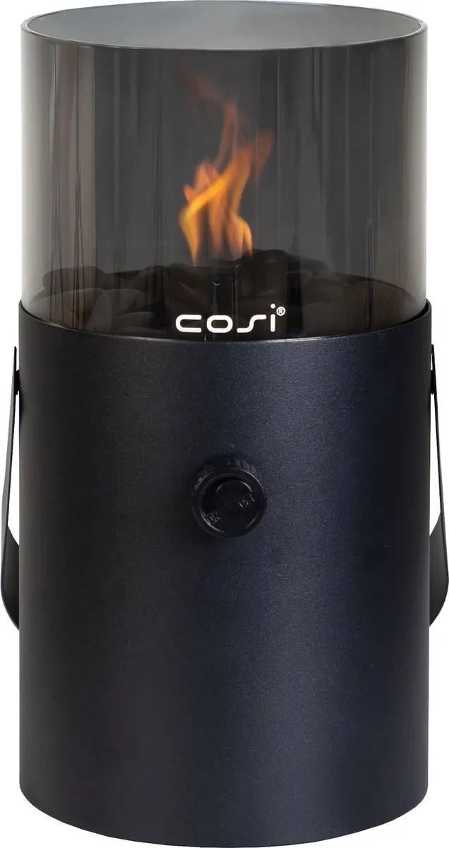Cosi Cosiscoop Original Gaslantaarn 700W - Zwart Smoked