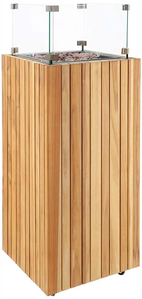 Cosi Cosipillar Square Sfeerhaard - Teak