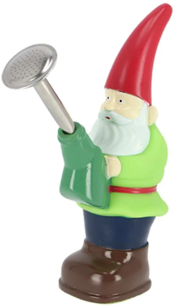 Esschert Design sproeier tuinkabouter groen & rood