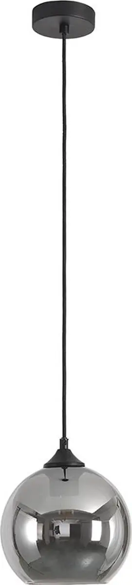 Artdelight Marino Hanglamp 20cm - Chroom & Zwart