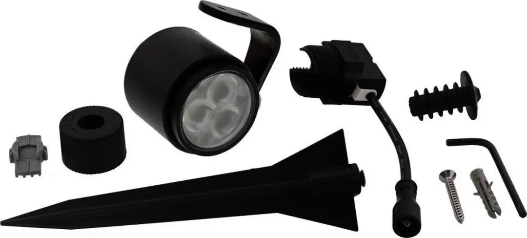 In-Lite Mini Scope Prikspot LED IP67 12V - Zwart