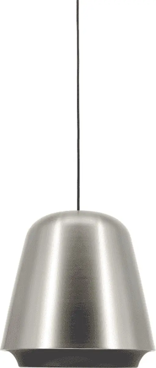 Artdelight Hanglamp Santiago Mat Staal/Zwart - E27 - Ø35cm