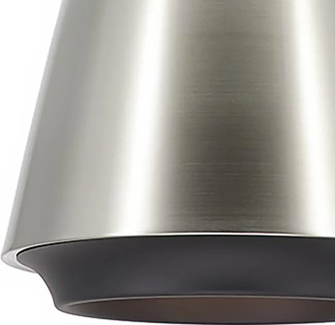 Artdelight Hanglamp Santiago Mat Staal/Zwart - E27 - Ø35cm