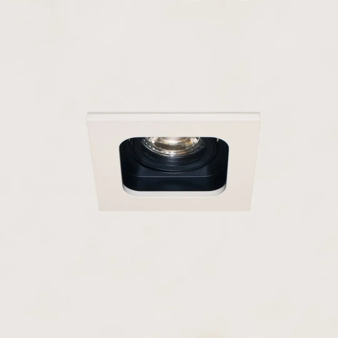 Artdelight Moggio Inbouwspot GU10 10cm - Wit/Zwart
