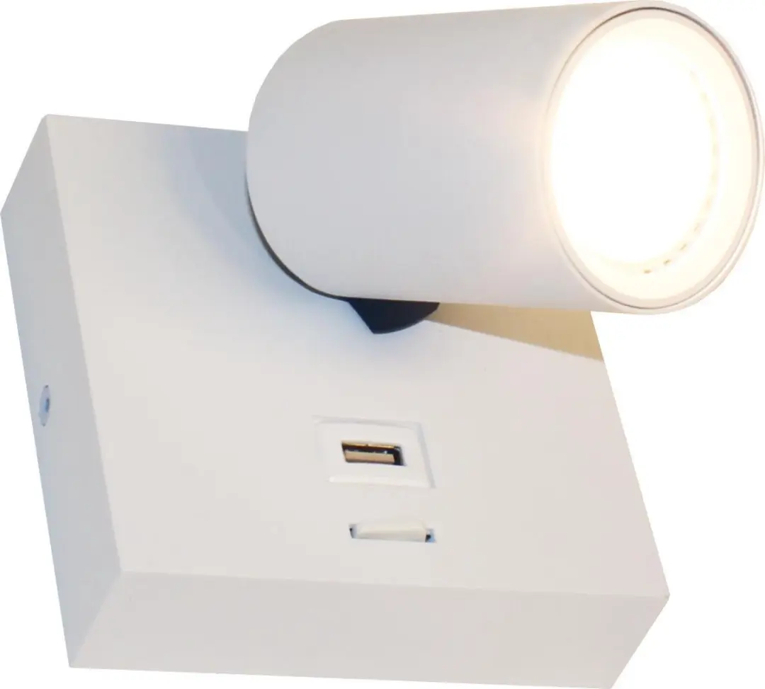 Artdelight Wandlamp Master LED GU10 6W 2700K - Wit