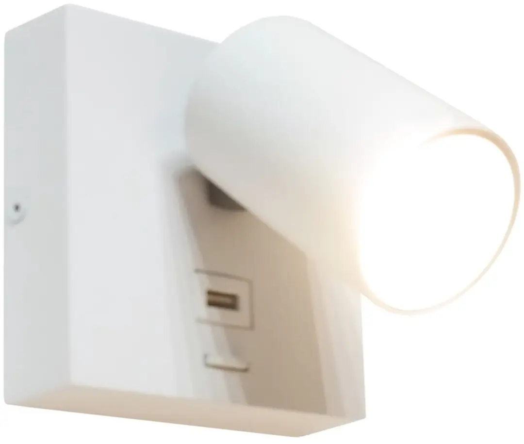 Artdelight Wandlamp Master LED GU10 6W 2700K - Wit