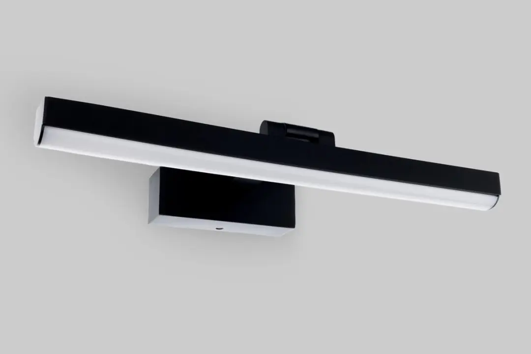 Groenovatie LED Spiegelverlichting 8W IP54 - Zwart - afbeelding 6 van 6