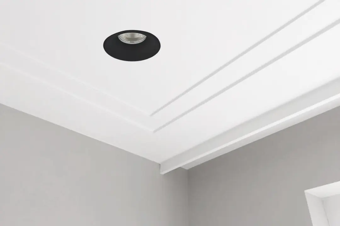 Groenovatie Trimless Inbouwspot GU10 - Ø77mm - Zwart - afbeelding 5 van 5