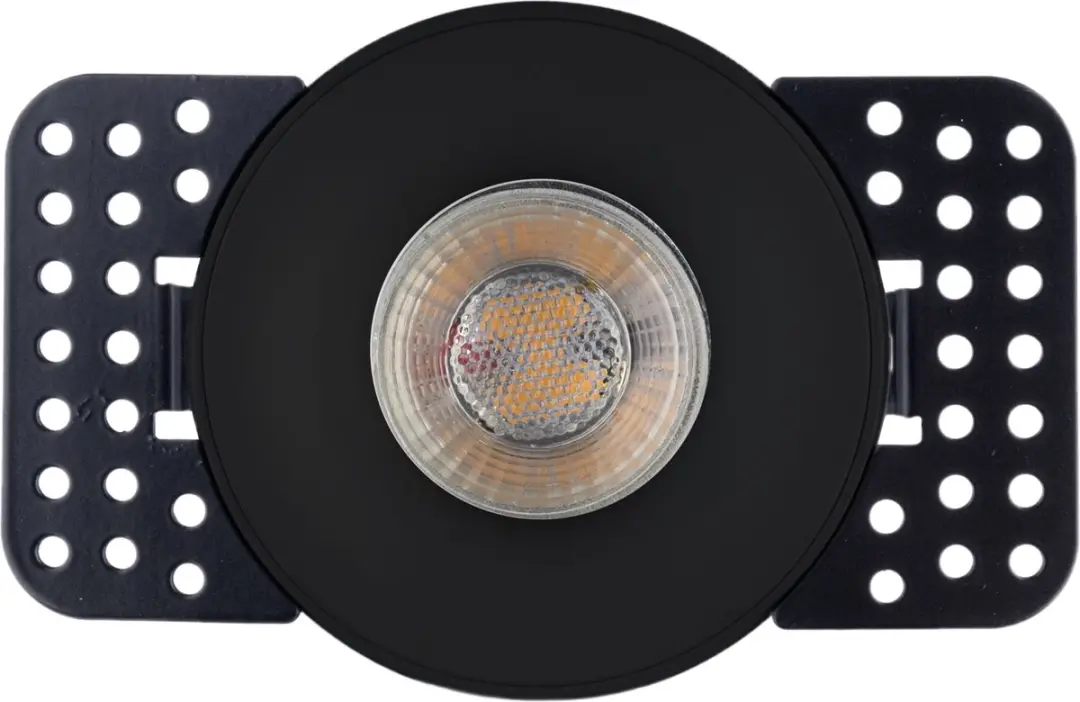 Groenovatie Trimless Inbouwspot GU10 - Ø77mm - Zwart - afbeelding 4 van 5