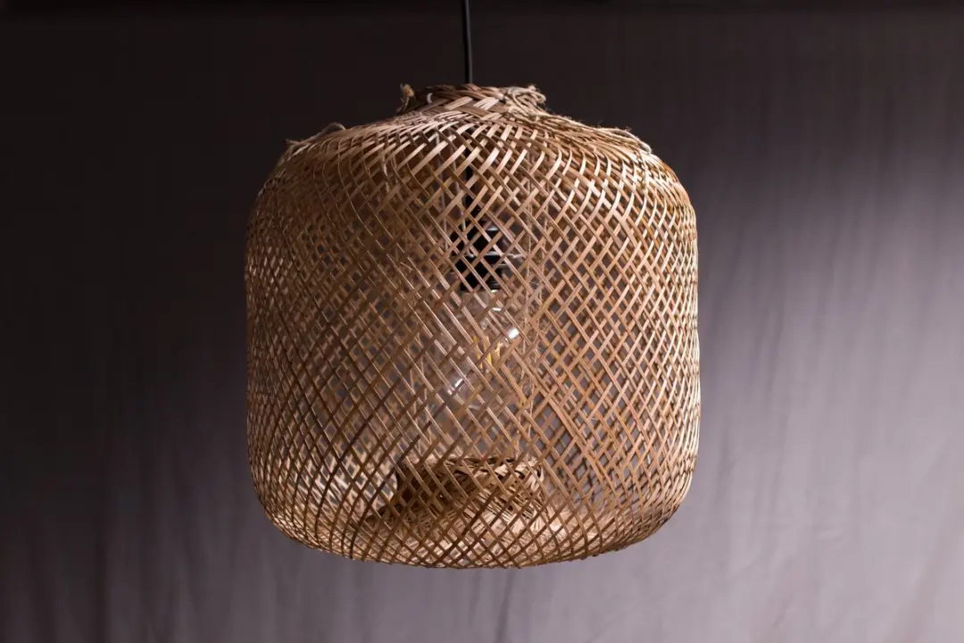 Groenovatie Bamboe Hanglamp Ø45cm - Naturel - afbeelding 6 van 6