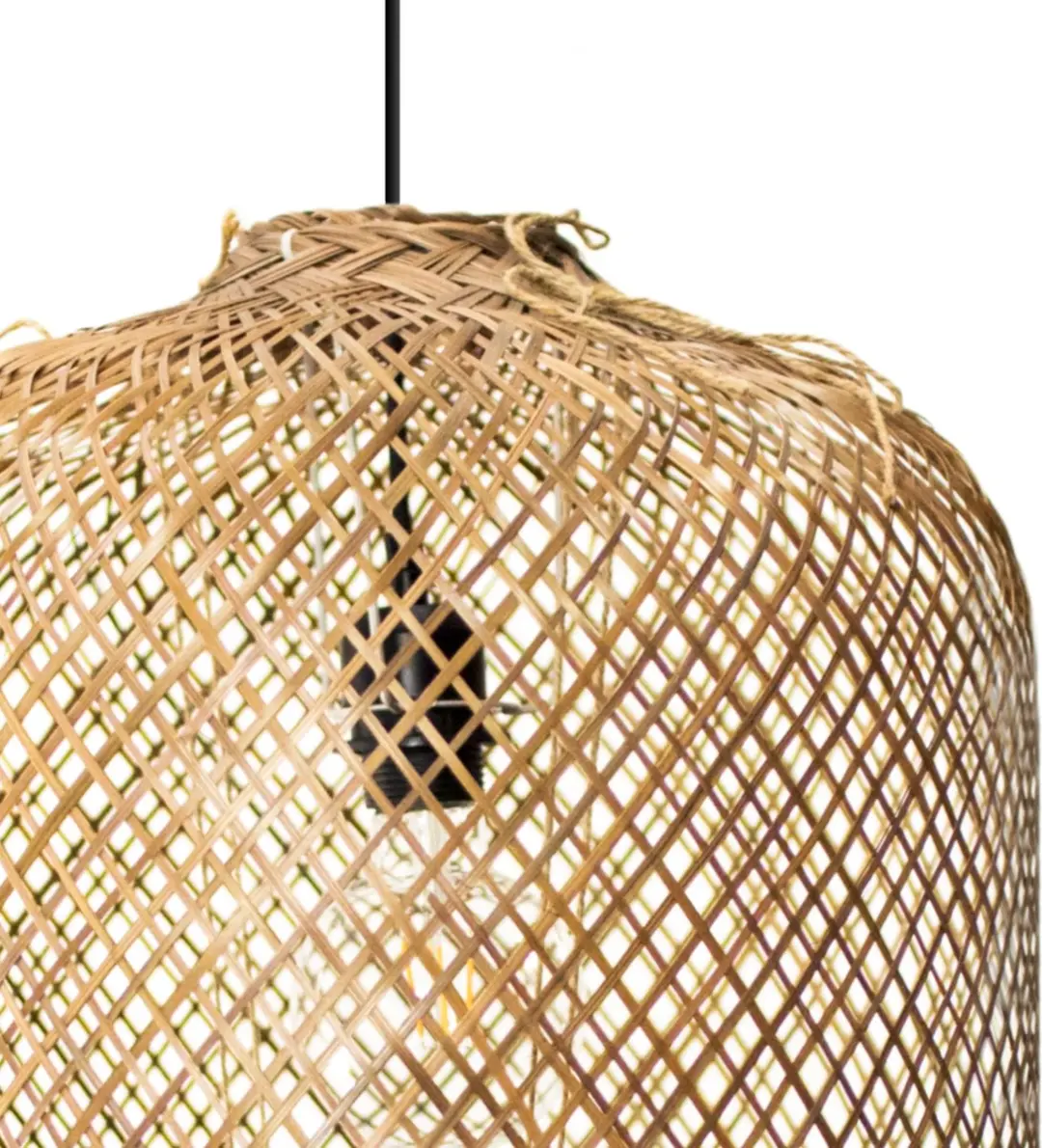 Groenovatie Bamboe Hanglamp Ø45cm - Naturel - afbeelding 4 van 6