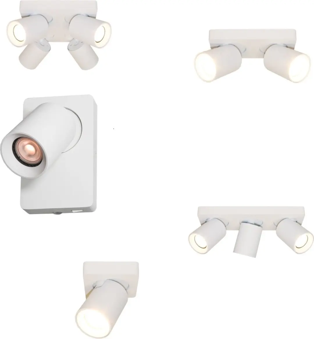 Artdelight Megano Wandlamp 10cm - Warm wit
