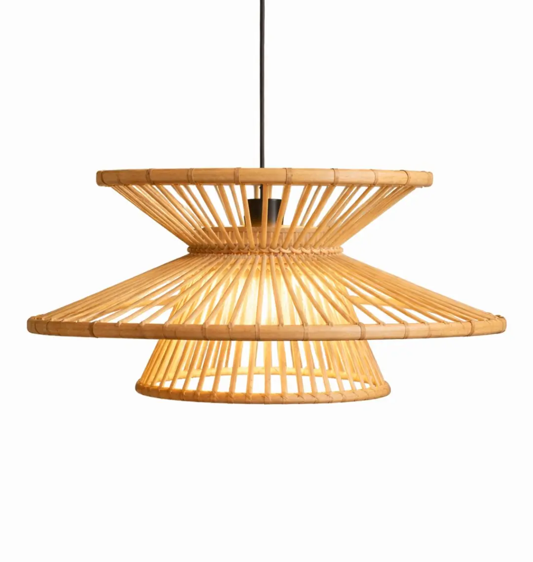 Groenovatie Bamboe Hanglamp ⌀60cm