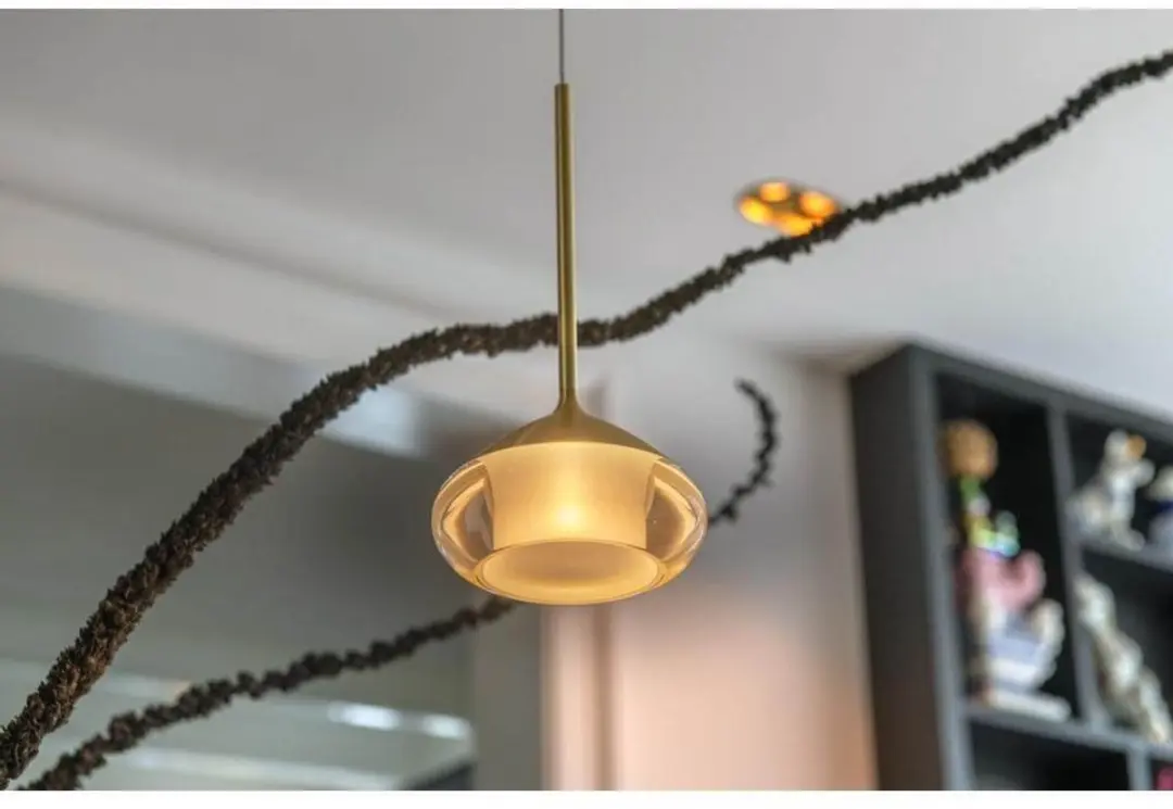 Artdelight Hanglamp Phoenix 1 - Ø12cm Goud