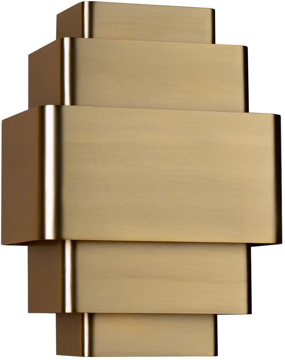 Artdelight Wandlamp Goud/Brons 3xG9