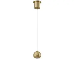 Artdelight Hanglamp Miami 1 Lichts Ø10cm - Goud