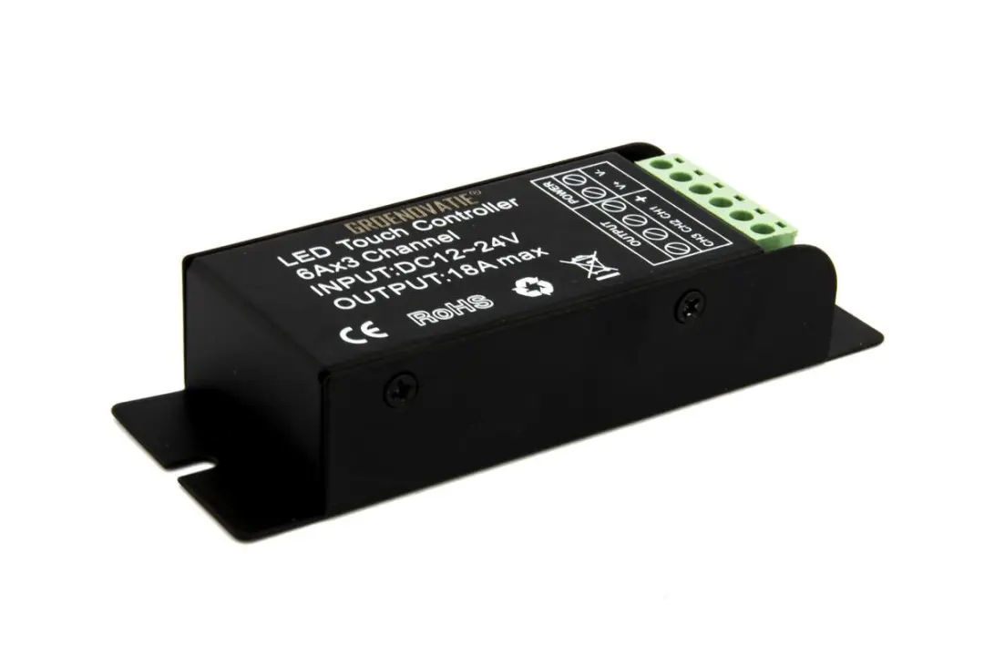 Groenovatie LED Strip RGB - 5m - RF Touch Afstandsbediening - Zwart - afbeelding 2 van 5