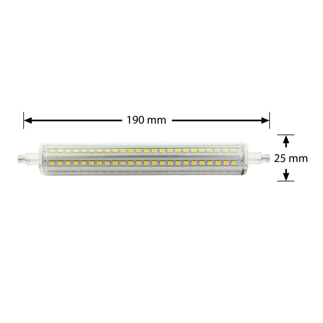 Groenovatie LED Lamp R7S 15W 25x190mm - Warm Wit 3000K - Dimbaar - afbeelding 3 van 6