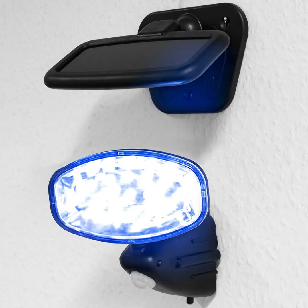 Deuba Zonnepaneel LED Buitenlamp 15 Lichtpunten - Wit - Zwart - afbeelding 4 van 6