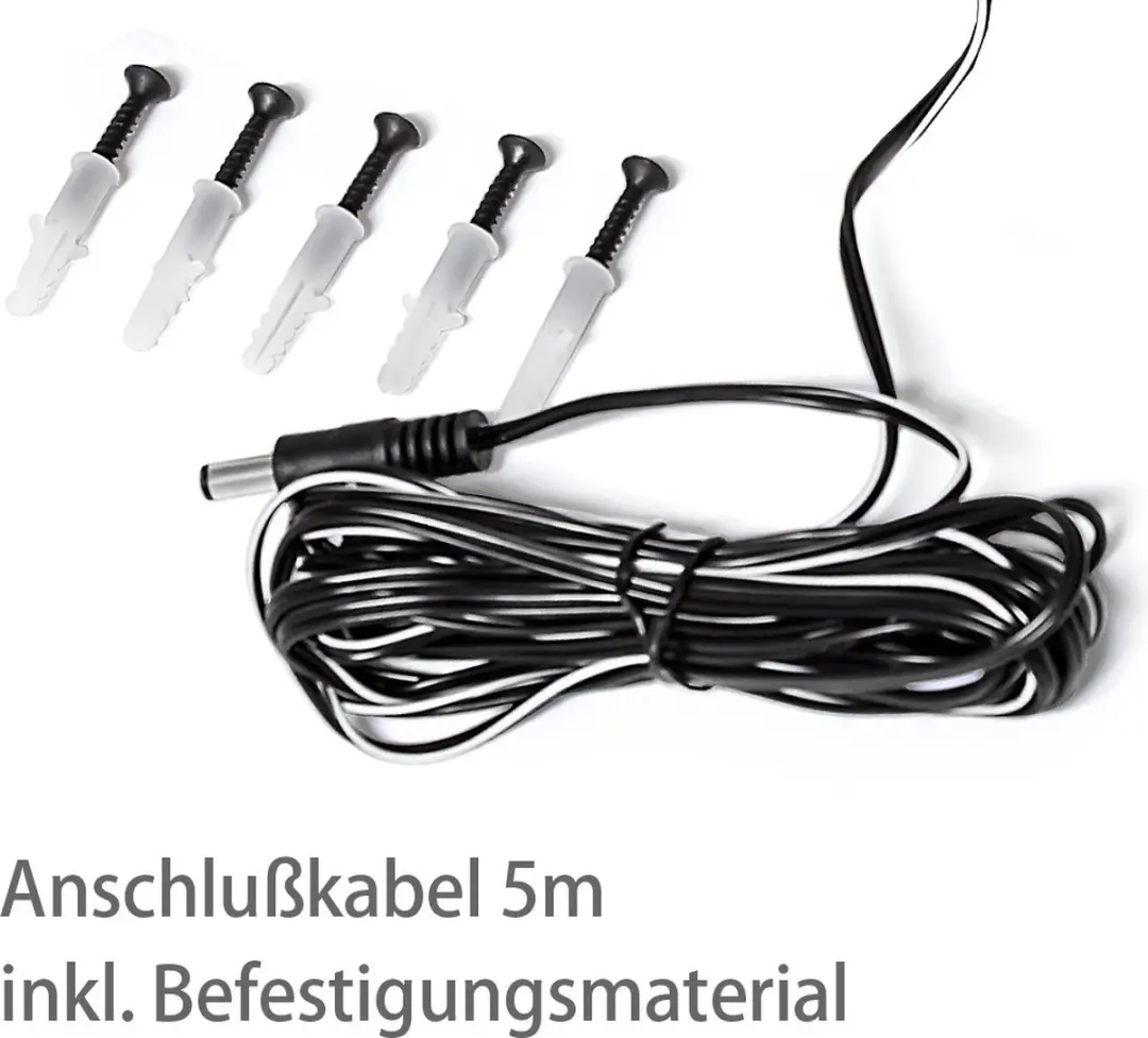 Deuba Zonnepaneel LED Buitenlamp 15 Lichtpunten - Wit - Zwart - afbeelding 3 van 6