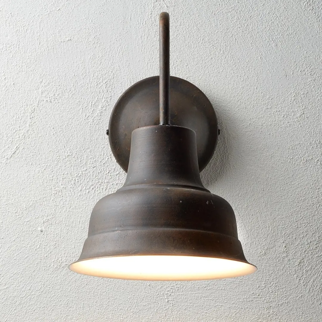 Loberon Sidney Wandlamp - 25W - Antiekbruin - afbeelding 2 van 6