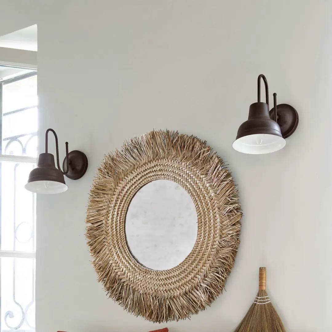 Loberon Sidney Wandlamp - 25W - Antiekbruin - afbeelding 5 van 6