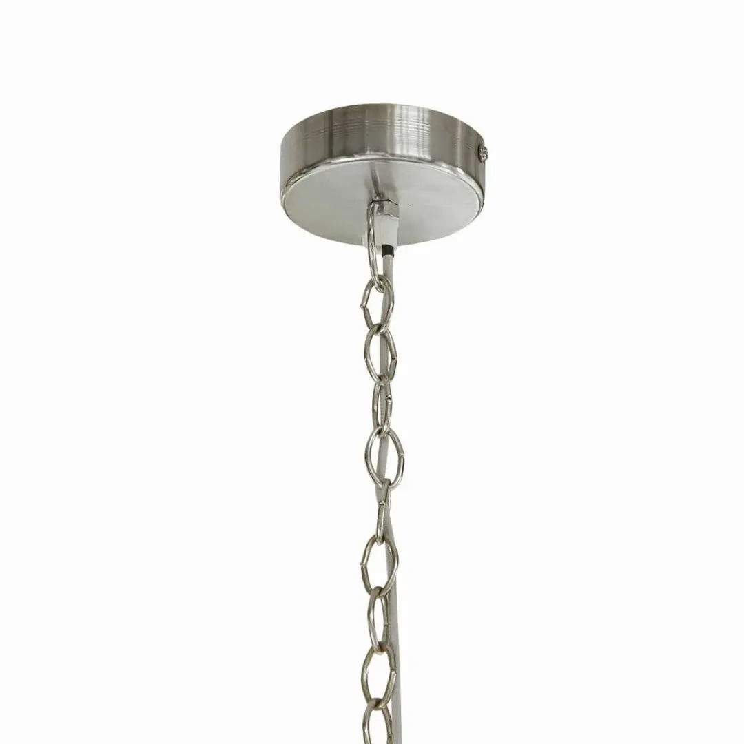 Loberon Hanglamp Kandi - Ø40cm - Zilverkleurig - afbeelding 2 van 6