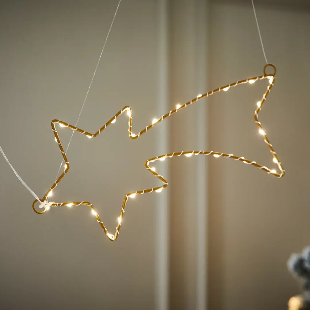 Loberon Vallende Ster Glittera - Warm Wit Licht