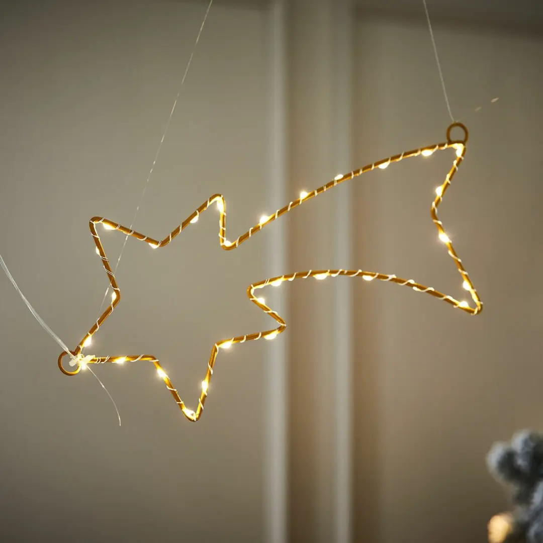 Loberon Vallende Ster Glittera - Warm Wit Licht