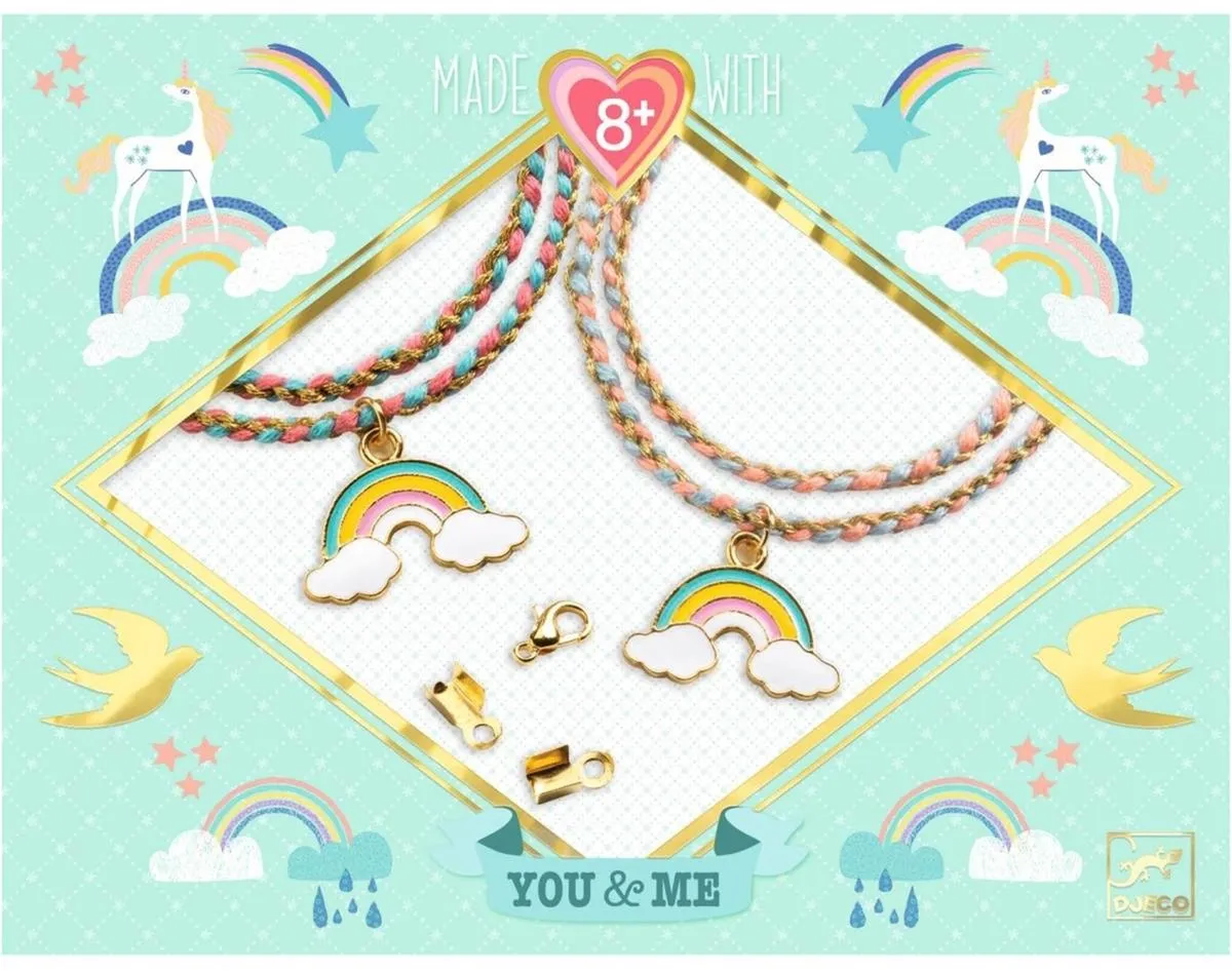 Djeco Rainbow Kumihimo Armbanden Set