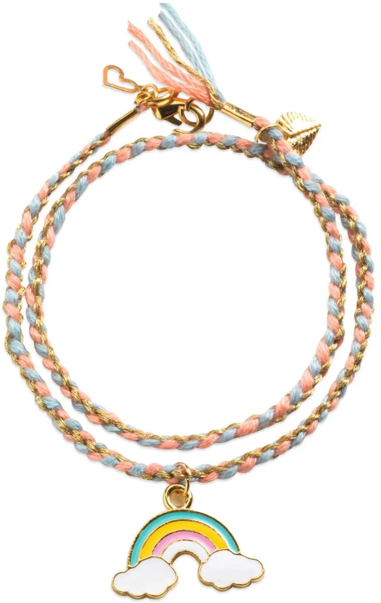 Djeco Rainbow Kumihimo Armbanden Set - Multicolor - afbeelding 6 van 6