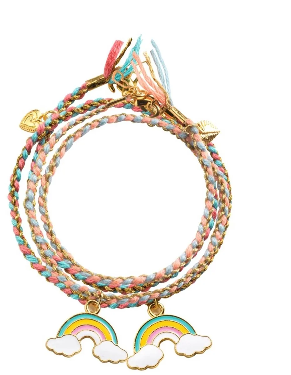 Djeco Rainbow Kumihimo Armbanden Set - Multicolor