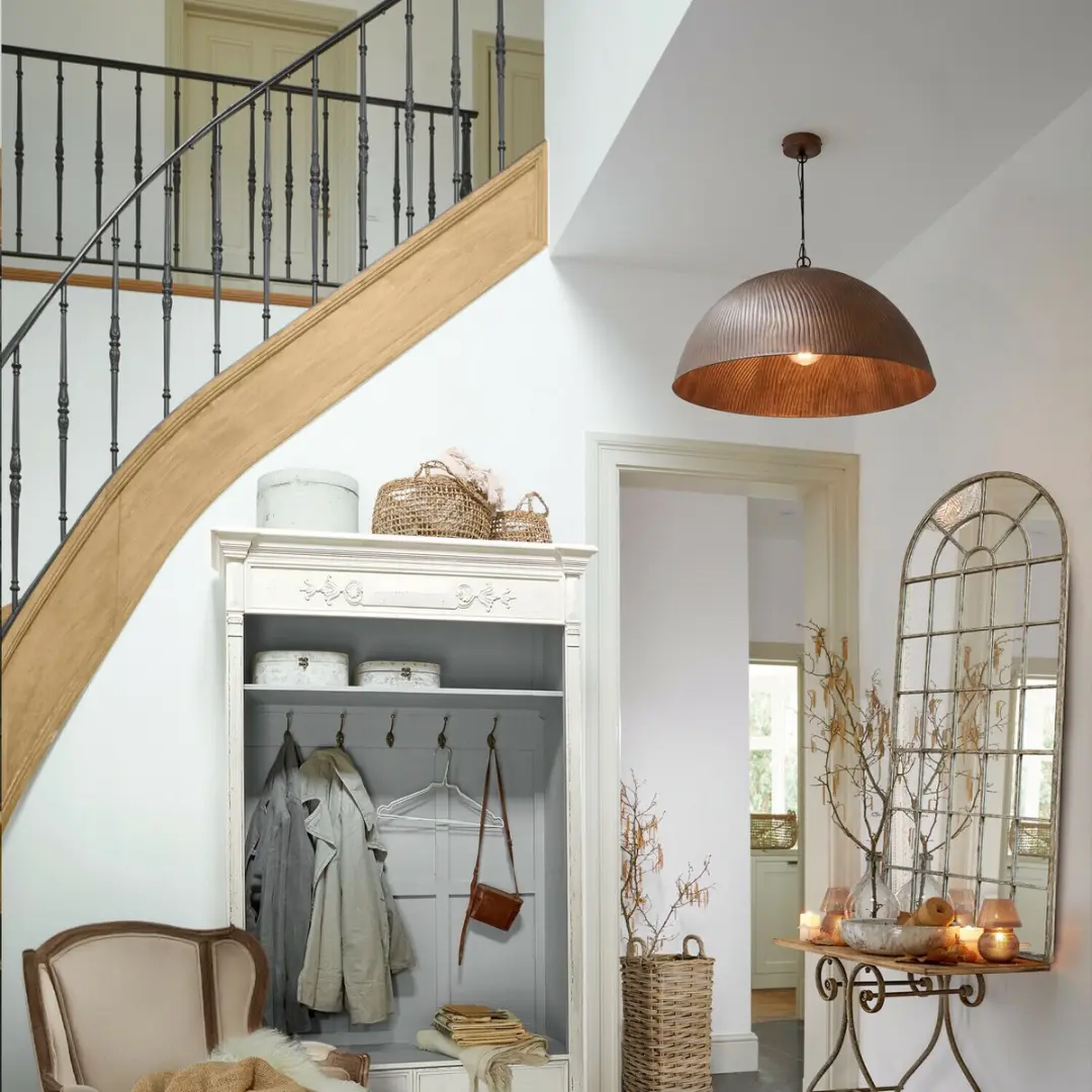 Loberon Hanglamp Ravelinos - Ø55cm - Bruin