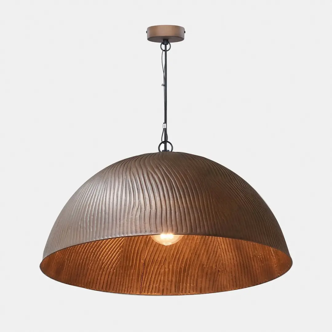 Loberon Hanglamp Ravelinos - Ø55cm - Bruin
