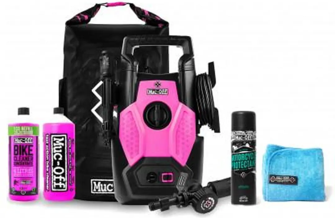 Muc-Off Motor Fiets Auto Hogedrukreiniger Kit Met Onderhoudsproducten