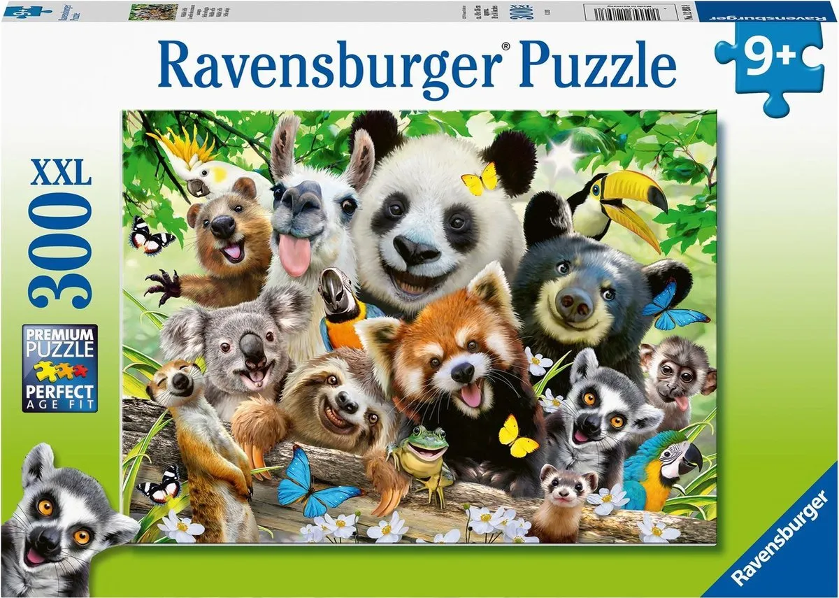 Ravensburger Wildlife Selfie Legpuzzel 300 Stuks Multicolor