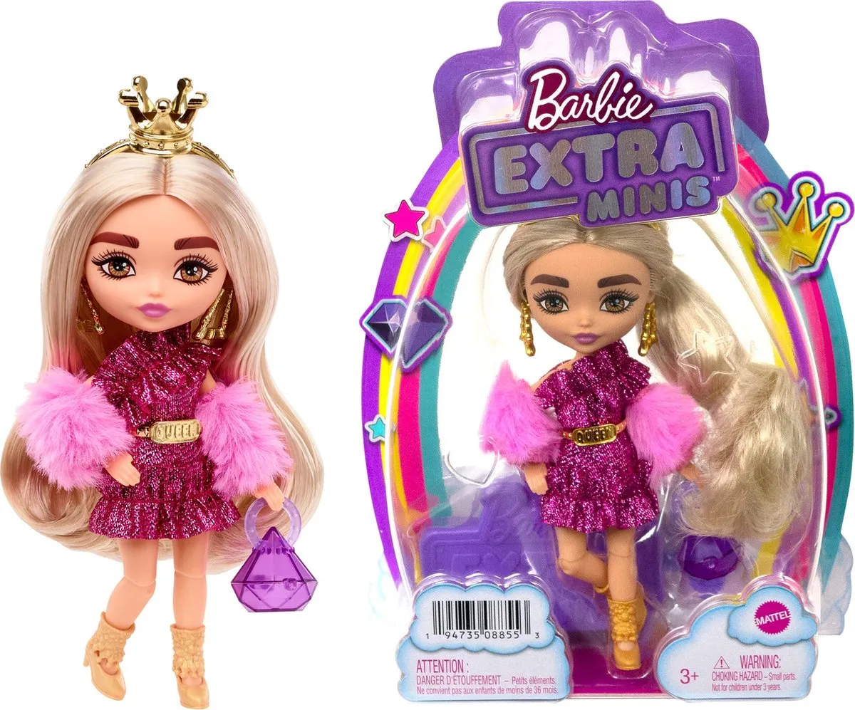 Barbie Extra Mini Pop HJK67 - Gouden Kroon
