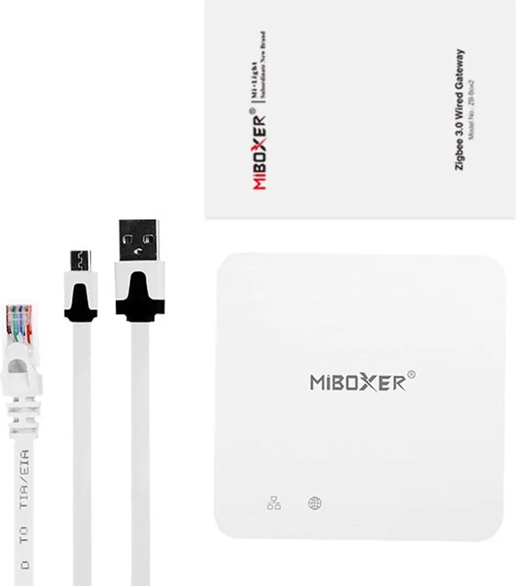 Mi-Light Mi-Boxer ZB-BOX2 Zigbee 3.0 Gateway - 128 Lampen - Wit