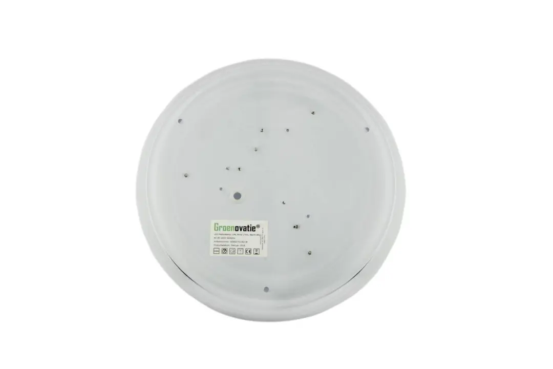 Groenovatie LED Plafondlamp 12W Warm Wit - Rond 27cm - afbeelding 4 van 5