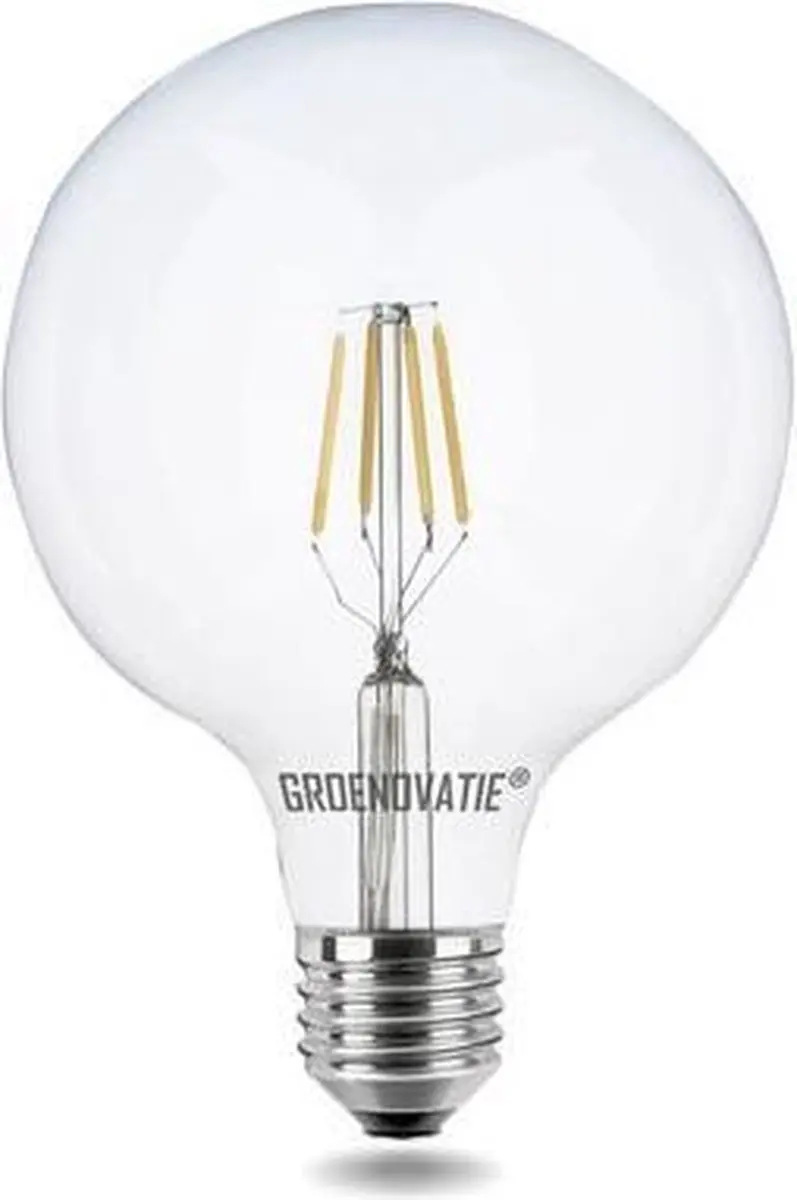 Groenovatie LED Filament Globelamp E27 4W