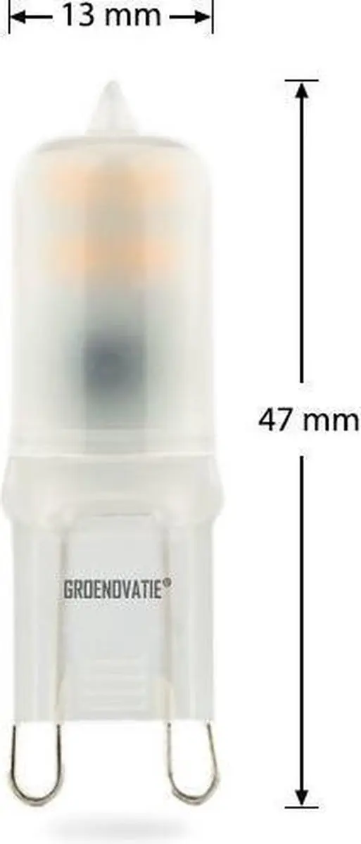 Groenovatie LED Lamp G9 1,5W Warm Wit Dimbaar - 10 Stuks - afbeelding 4 van 5