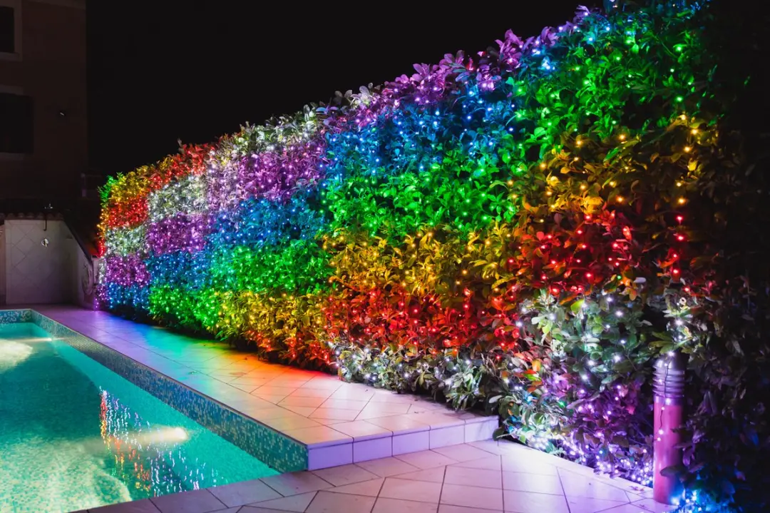 Twinkly Strings Lichtsnoer 100LED RGB - 32m - Zwart - afbeelding 6 van 6
