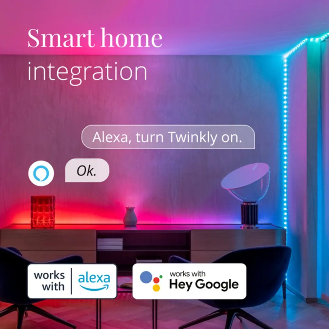 Twinkly Dots Flexibel LED Lichtsnoer 20m - 400 RGB - Zwart