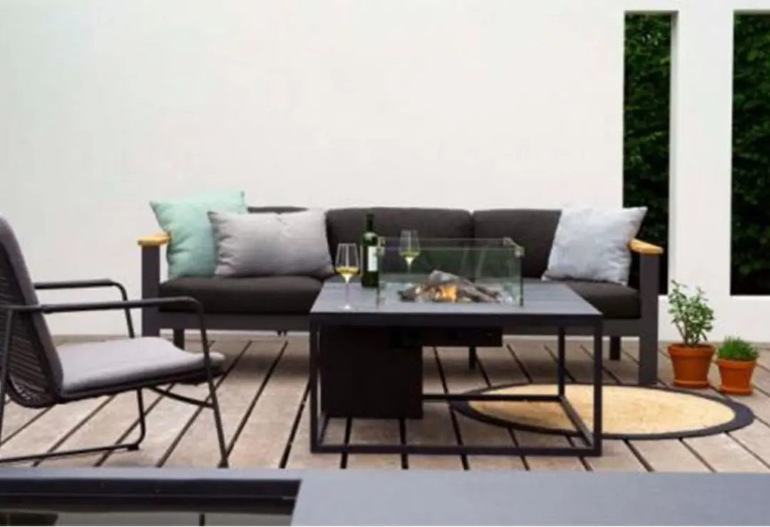 Cosi Fires Cosiloft Vuurtafel 120cm - 9000W - Zwart