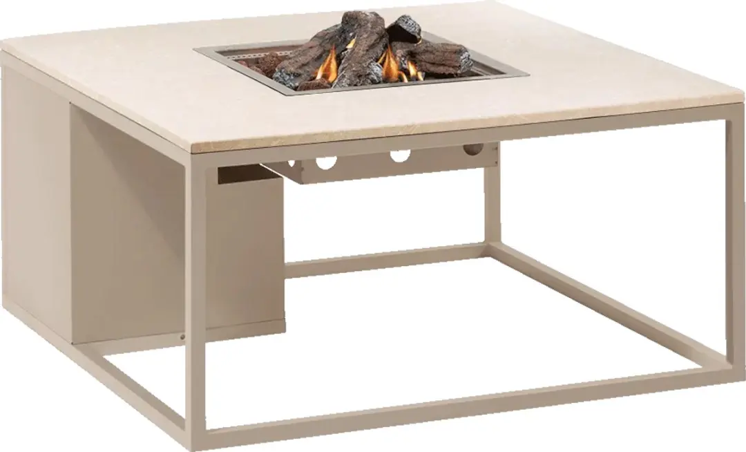 Cosi Cosiloft 100 Vuurtafel Sandy Beige / Stone Look 100 x 100 cm