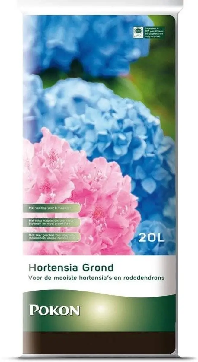 Pallet Mini Hortensia Grond 480 liter Pokon