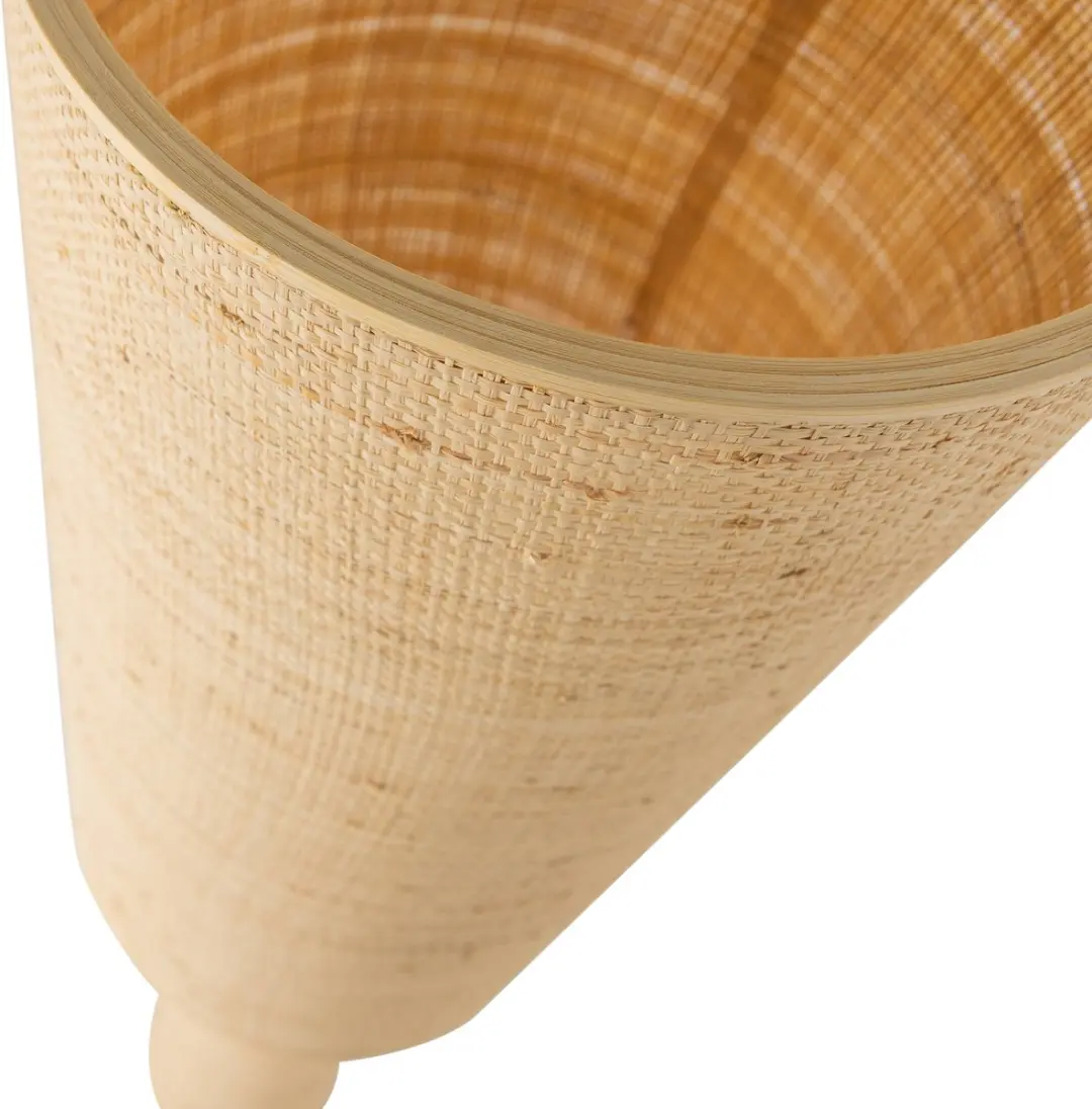 WOOOD Syro Vloerlamp Ø30cm - 40W - Naturel
