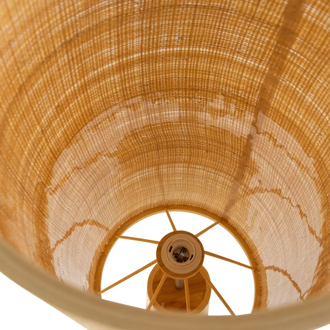 WOOOD Syro Vloerlamp Ø30cm - 40W - Naturel
